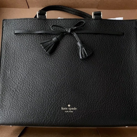 Kate spade Hayes large tote black shoulder bag new - Picture 5 of 7